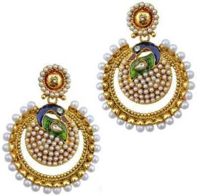 

Jewels Gehna Pearl Alloy Drop Earring