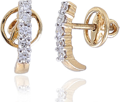 

Jisha Yellow Gold 14kt Diamond Stud Earring