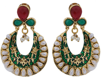 50% OFF on Hyderabadi Abhushan Crown Pearl Alloy Chandbali Earring 50% OFF on Hyderabadi Abhushan Crown Pearl Alloy Chandbali Earring