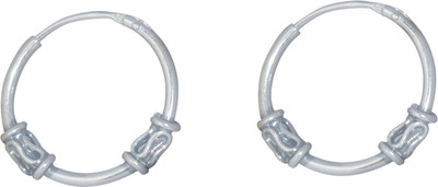 

Kataria Jewellers Elmy Silver Hoop Earring