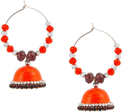 Halowishes Elegant Royal Look Baali Hancrafted Jhumka Paper Clip-on Earring available at flipkart for Rs.289