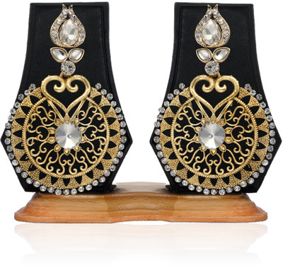 

Arum Designer Antique Earring Stone Alloy Chandelier Earring