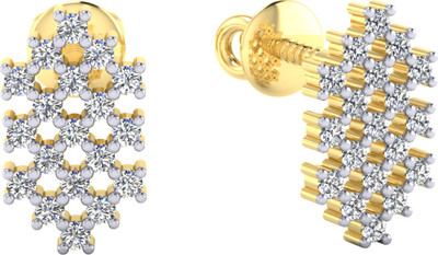 

Samaira Gem and Jewelery Spring Sparkle Yellow Gold 14kt Swarovski Zirconia Stud Earring