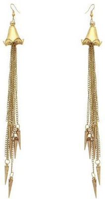 LUXOR Classic Gold Plated Alloy Tassel Earring LUXOR Classic Gold Plated Alloy Tassel Earring