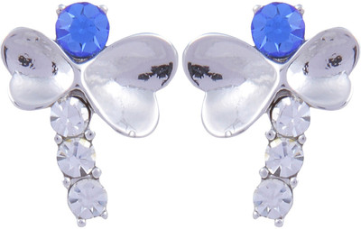

Pink Rose Butterfly Alloy Stud Earring