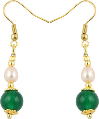 

Pearlz Ocean Chick Pearl, Jade Alloy Dangle Earring