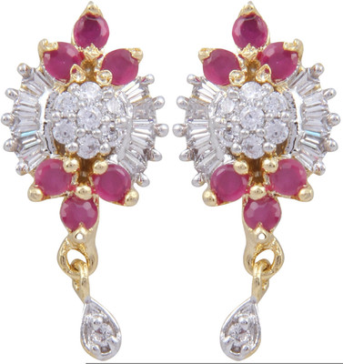 

Pink Rose Princess Charm Alloy Stud Earring