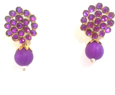 

Kshitij Jewels Floral Delight Alloy Drop Earring