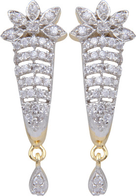 

Pink Rose Princess Charm Alloy Drop Earring