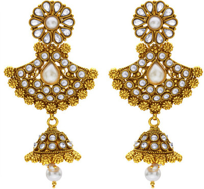 

Peora Polki Alloy Dangle Earring