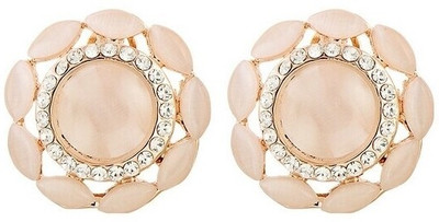 

Aaishwarya Pretty in Pink Crystal Alloy Stud Earring
