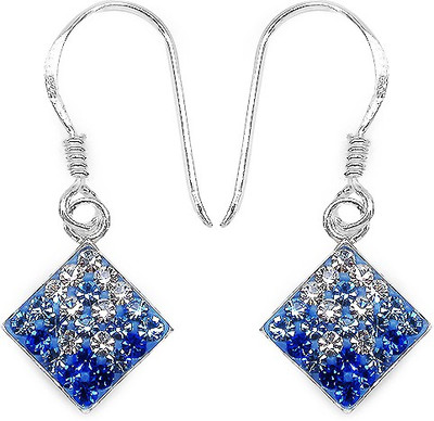 

Johareez Beautiful Crystal Sterling Silver Dangle Earring