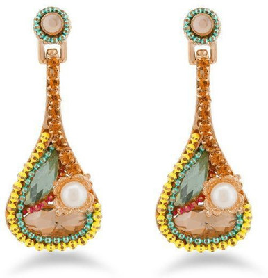 

Jazz Jewellery Gorgeous American Diamond Multicolor Earrings Alloy Drop Earring