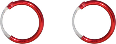 

Kataria Jewellers Notcher Silver Hoop Earring