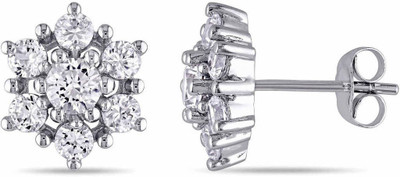 

Kiara Jewellery Mitali Swarovski Zirconia Silver Stud Earring