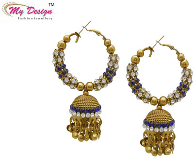 

My Design Gold Plated Alloy Jhumki Earring