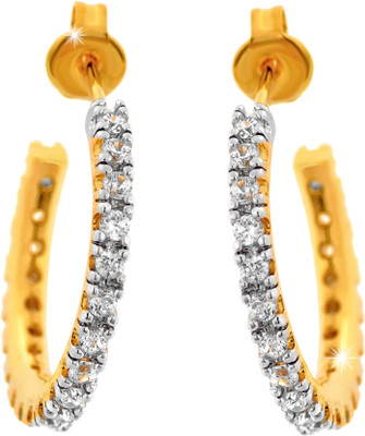 

Ilina Cubic Zirconia Alloy Hoop Earring