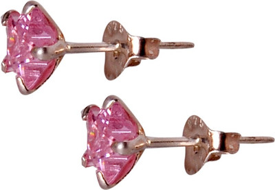 

Abhooshan Color Spark Cubic Zirconia Sterling Silver Stud Earring