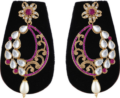 Aaishwarya Designer Party Crystal Alloy Drops & Danglers Aaishwarya Designer Party Crystal Alloy Drops & Danglers