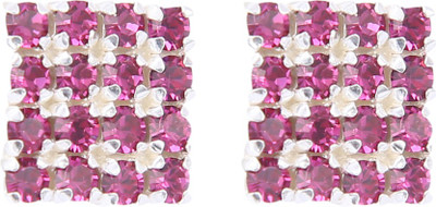 

Abhooshan Him n Her Crystal Sterling Silver Stud Earring