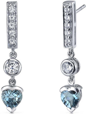 

Kiara Jewellery Lucknow Swarovski Zirconia Sterling Silver Drop Earring