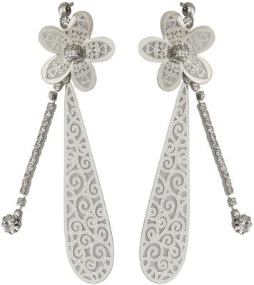

Taj Pearl Designer Alloy Drop Earring