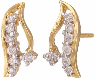Efulgenz Colour Spark Cubic Zirconia Alloy Stud Earring