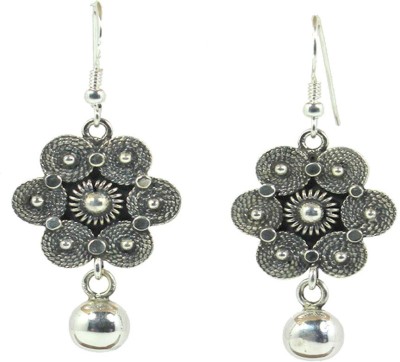 

Elotic Indian Delight Ten Silver Dangle Earring