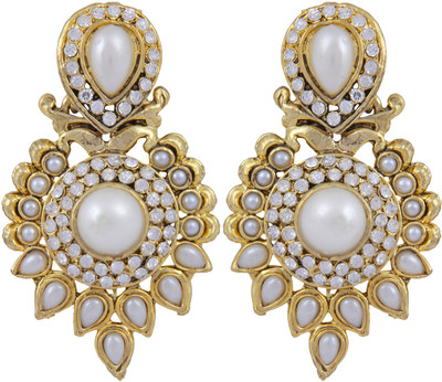 

Pink Rose Princess Charm Alloy Drop Earring