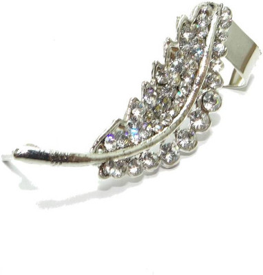 Sansar India Leaf Shaped Ear Cuff (left ear only) Alloy Cuff Earring available at flipkart for Rs.249
