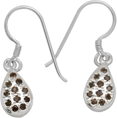 

YugshaJewels Forever YJE-1595 Quartz Sterling Silver Dangle Earring