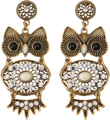 

Taj Pearl Designer Alloy Drop Earring