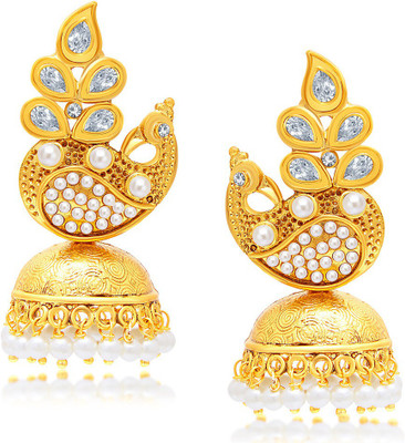 

Sukkhi Angelic Peacock Alloy Jhumki Earring