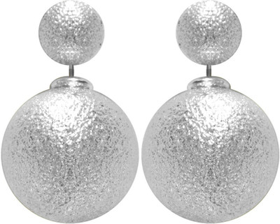 

Peora Frosted Double Sided Alloy Stud Earring