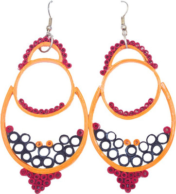 Kalarasika Designer Paper Chandbali Earring Kalarasika Designer Paper Chandbali Earring