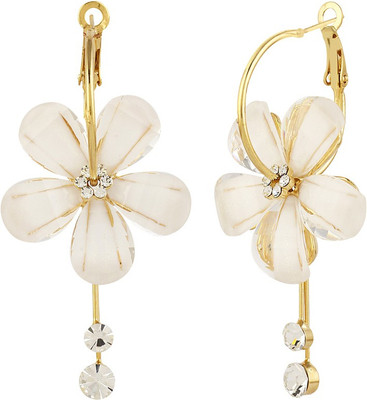 

Jewels Galaxy Luxuria Sparkling Copper Hoop Earring