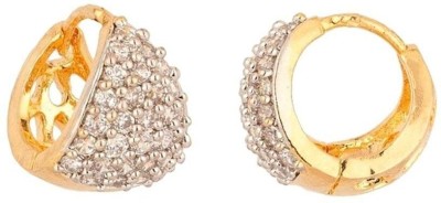 Penny Jewels Cubic Zirconia Alloy Huggie Earring