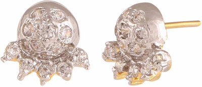 Efulgenz Colour Spark Cubic Zirconia Alloy Stud Earring