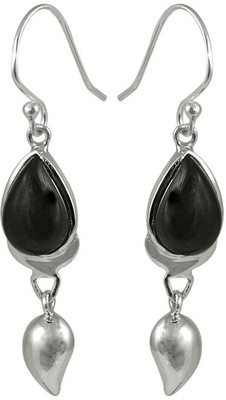 

Elotic FDNG122 Onyx Silver Dangle Earring