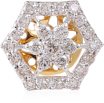 Jisha The Promise Yellow Gold 14kt Diamond Stud Earring