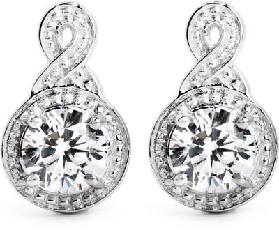 

Johareez BridalMe 2.80CTW White Cubic Zirconia .925 Sterling Silver Earrings Cubic Zirconia Sterling Silver Stud Earring