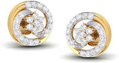 

Kiara Jewellery Navya Cubic Zirconia Silver Stud Earring