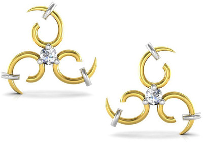 

Avsar Shruti Yellow Gold 18kt Diamond Stud Earring