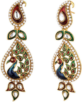 STYYLO FASHION Bollywood Style Zircon Alloy Drops & Danglers