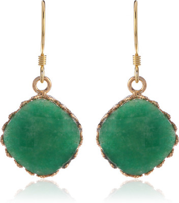 

Thingalicious Emerald Glow Alloy Dangle Earring
