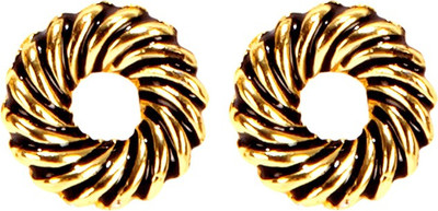 

Bezel MT - 163 - Black Alloy Stud Earring