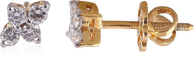 

Jisha The Promise Yellow Gold 18kt Diamond Stud Earring