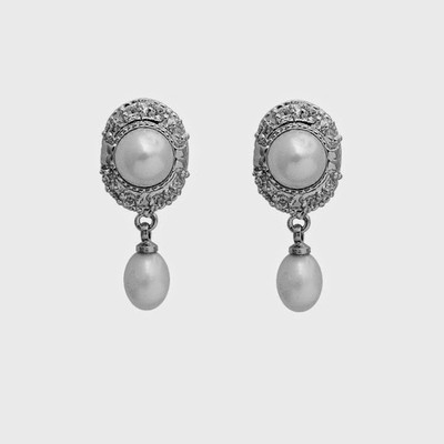 

Nisa Pearls Pearl Alloy Drop Earring