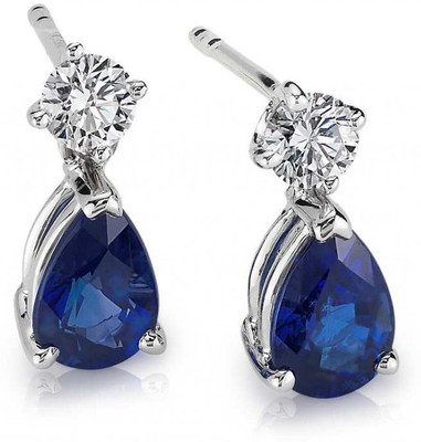 

Kamal Jeweller Swarovski Crystal Sterling Silver Stud Earring