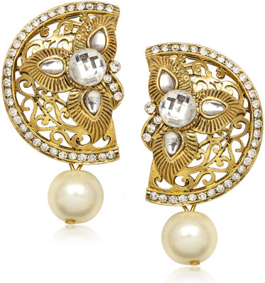

Meenaz Stylish Design Cubic Zirconia Alloy Chandelier Earring